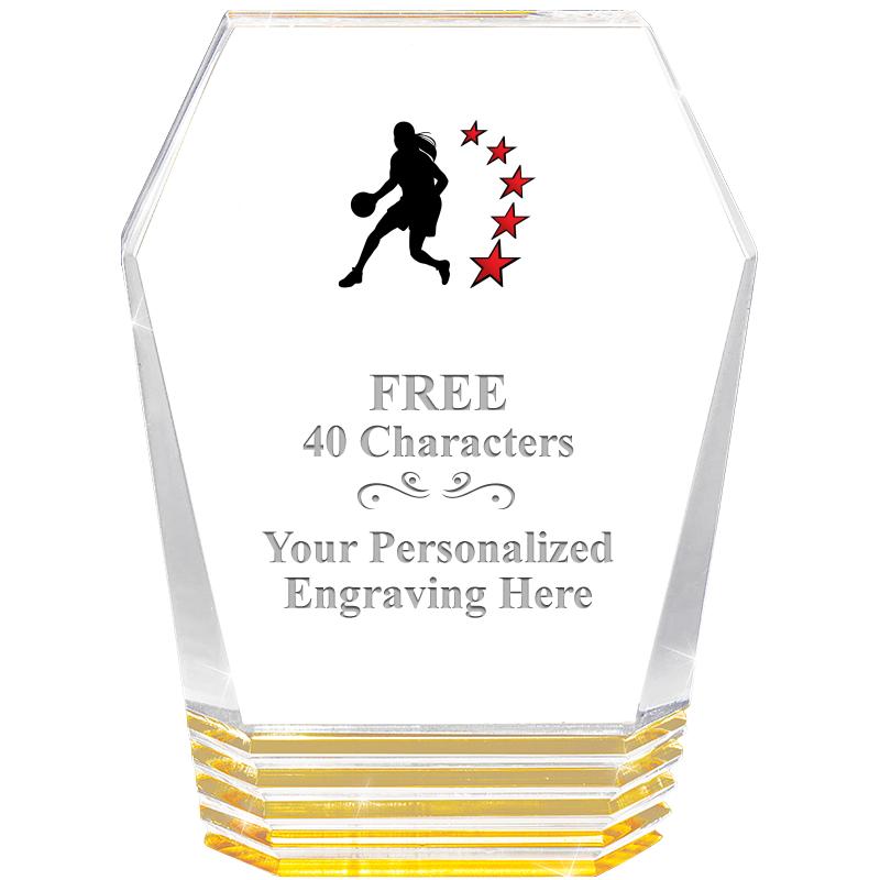 5" MONUMENT GOLD ROCKWELL ACRY