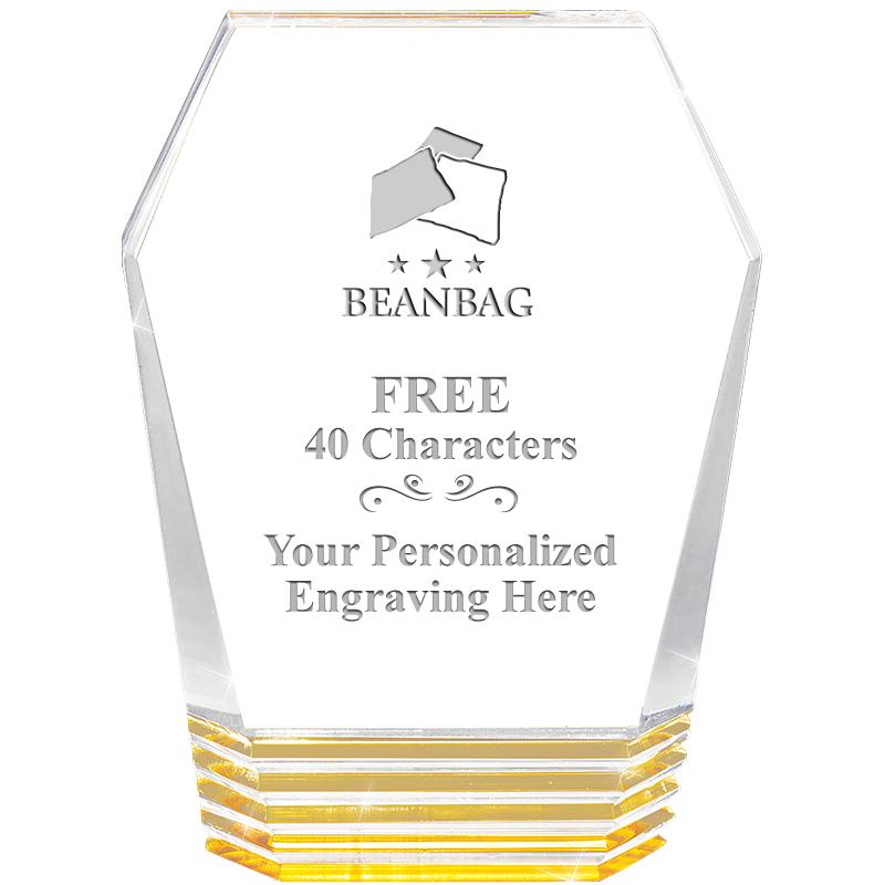 5" MONUMENT GOLD ROCKWELL ACRY