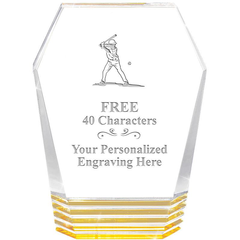 5" MONUMENT GOLD ROCKWELL ACRY