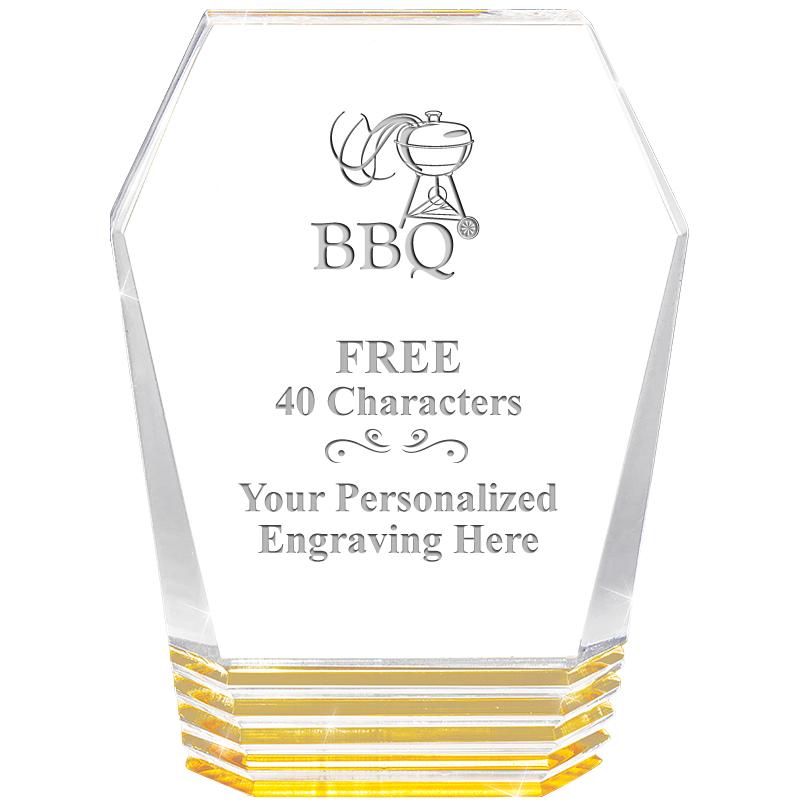 5" MONUMENT GOLD ROCKWELL ACRY