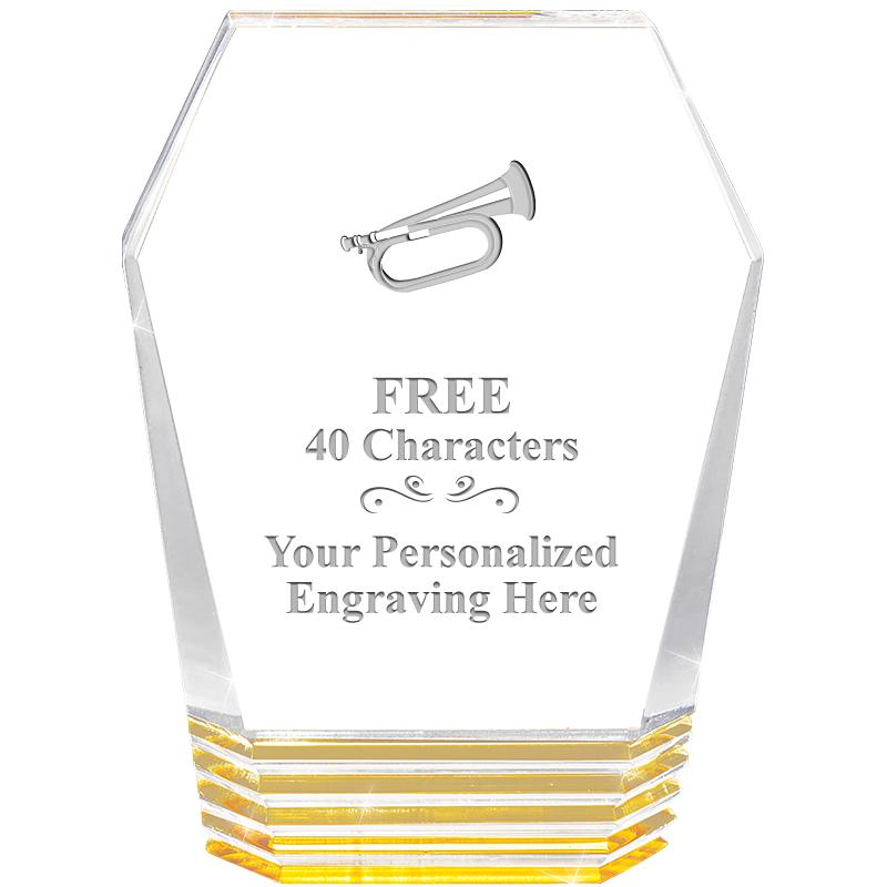 5" MONUMENT GOLD ROCKWELL ACRY