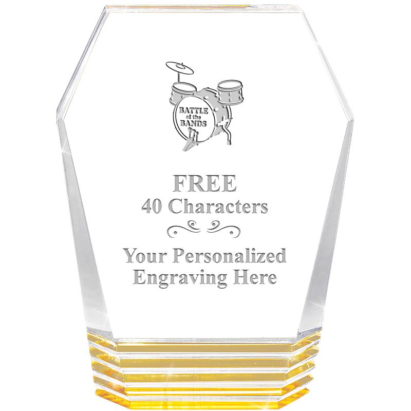 5" MONUMENT GOLD ROCKWELL ACRY