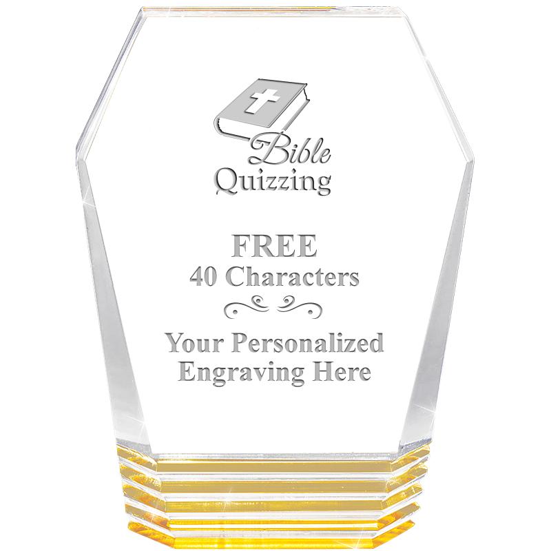 5" MONUMENT GOLD ROCKWELL ACRY