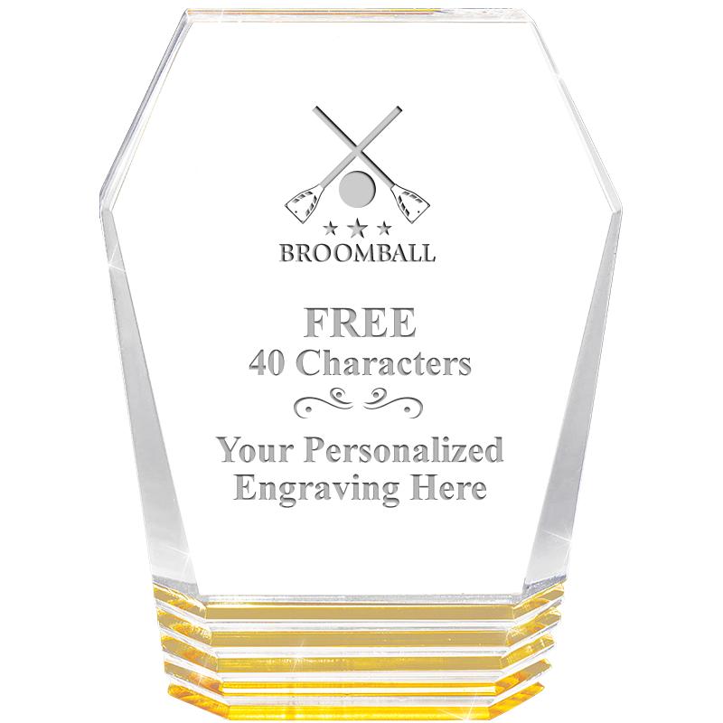 5" MONUMENT GOLD ROCKWELL ACRY