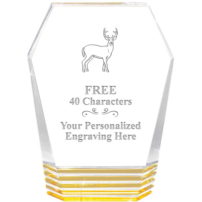 5" MONUMENT GOLD ROCKWELL ACRY