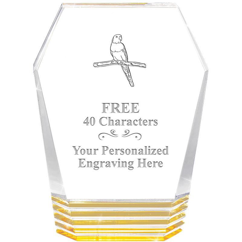 5" MONUMENT GOLD ROCKWELL ACRY