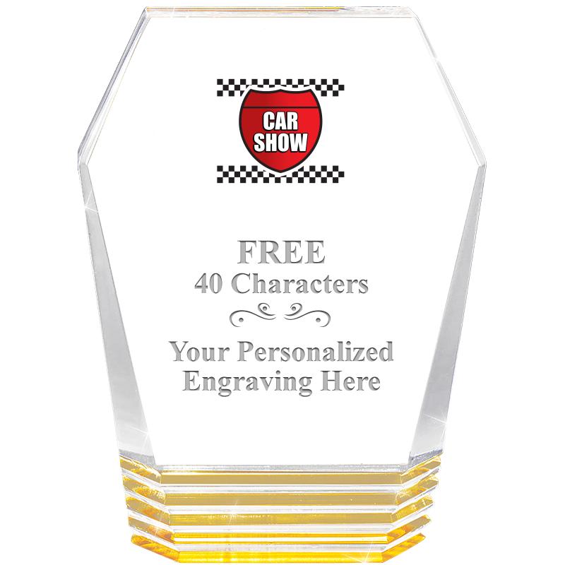 5" MONUMENT GOLD ROCKWELL ACRY