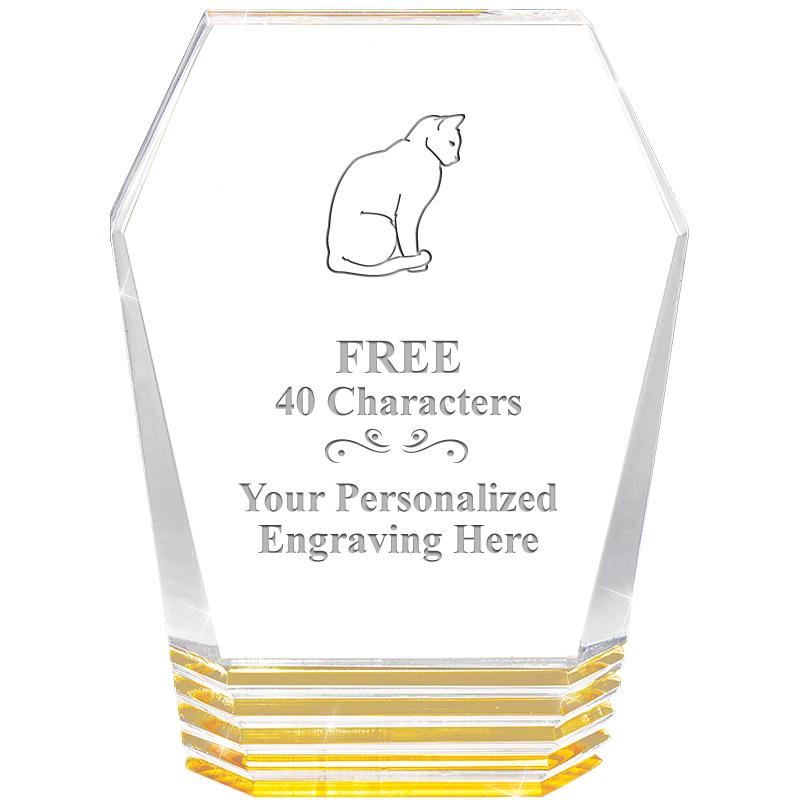 5" MONUMENT GOLD ROCKWELL ACRY