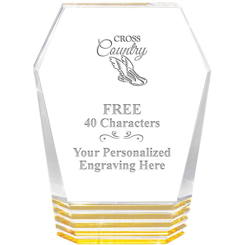 5" MONUMENT GOLD ROCKWELL ACRY