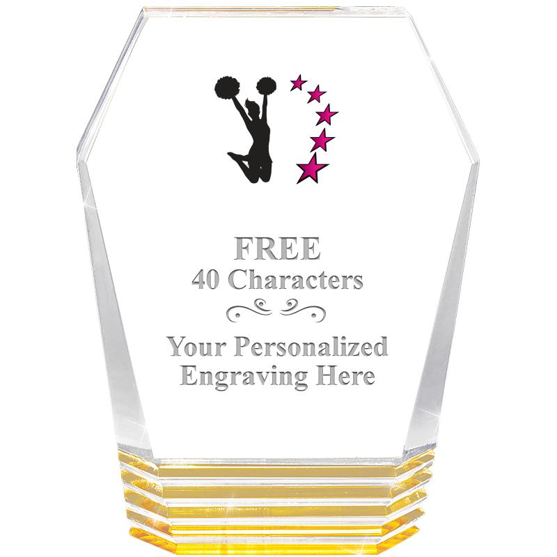 5" MONUMENT GOLD ROCKWELL ACRY