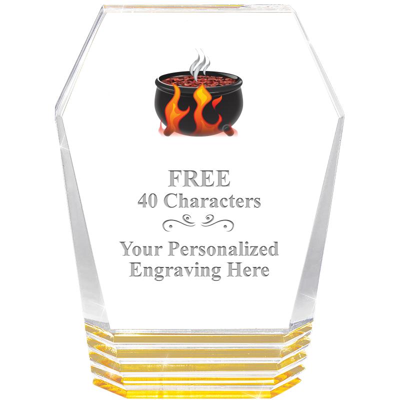 5" MONUMENT GOLD ROCKWELL ACRY