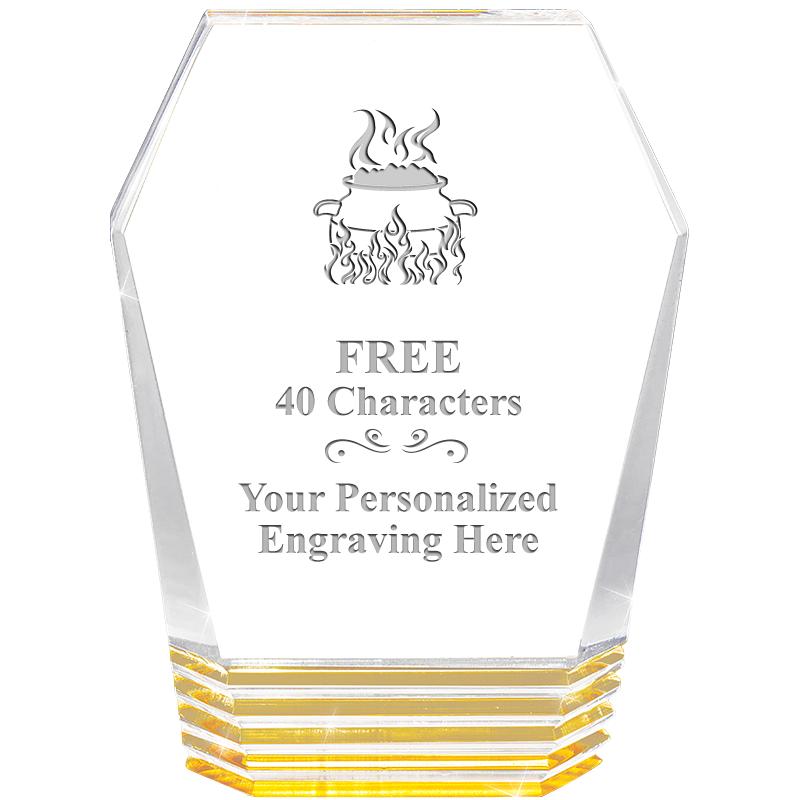 5" MONUMENT GOLD ROCKWELL ACRY