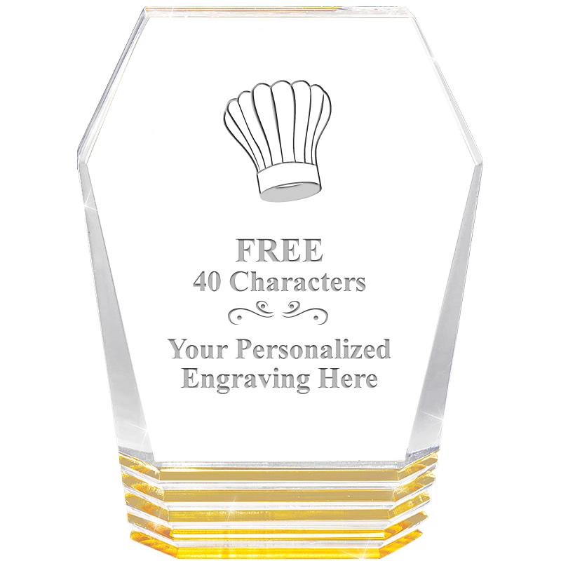 5" MONUMENT GOLD ROCKWELL ACRY