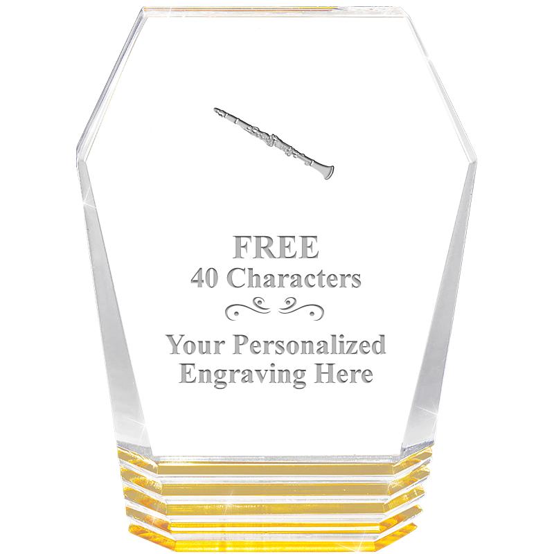 5" MONUMENT GOLD ROCKWELL ACRY