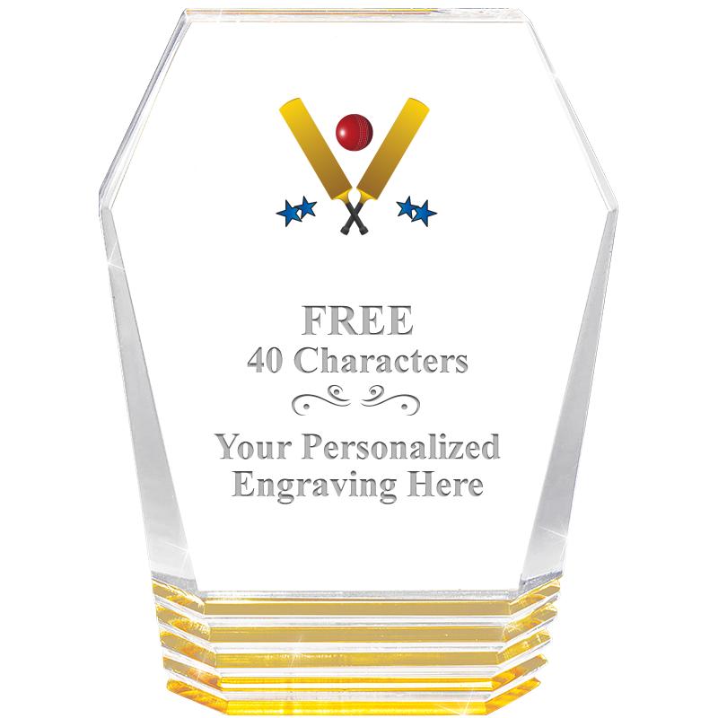 5" MONUMENT GOLD ROCKWELL ACRY