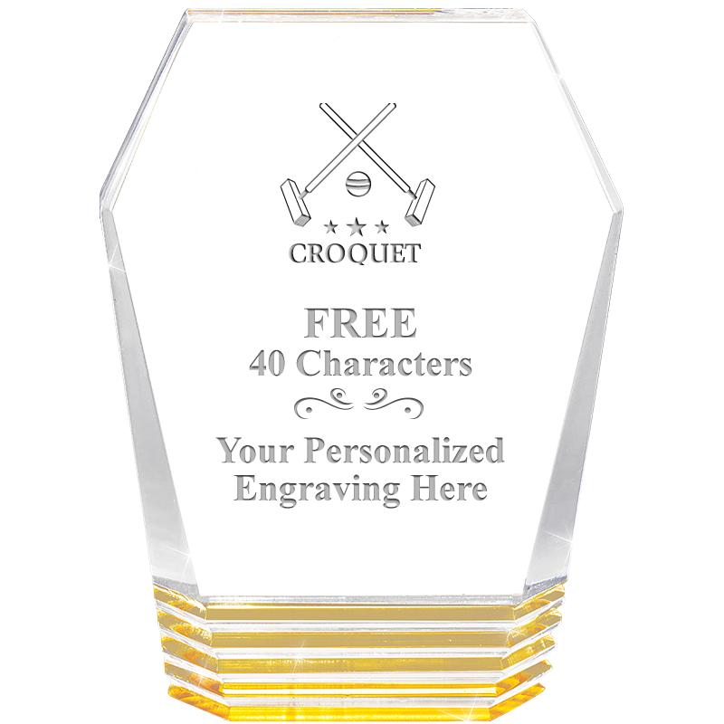 5" MONUMENT GOLD ROCKWELL ACRY