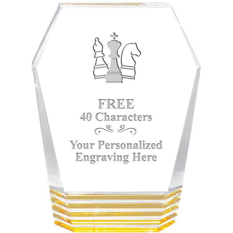 5" MONUMENT GOLD ROCKWELL ACRY