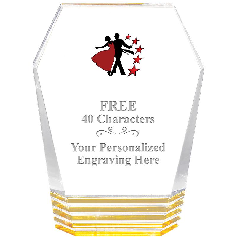 5" MONUMENT GOLD ROCKWELL ACRY