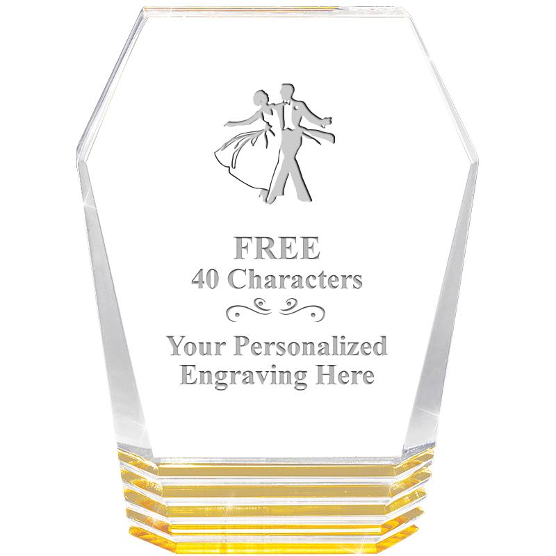 5" MONUMENT GOLD ROCKWELL ACRY