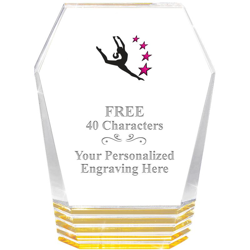 5" MONUMENT GOLD ROCKWELL ACRY