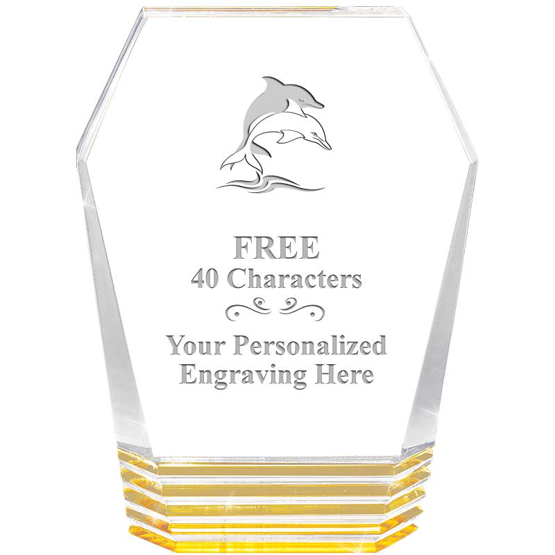 5" MONUMENT GOLD ROCKWELL ACRY