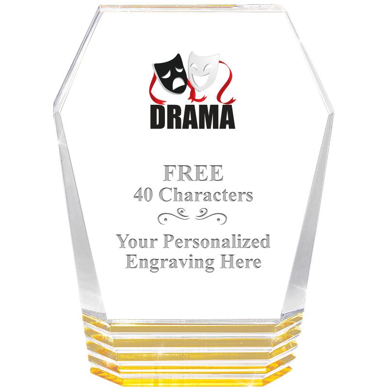 5" MONUMENT GOLD ROCKWELL ACRY