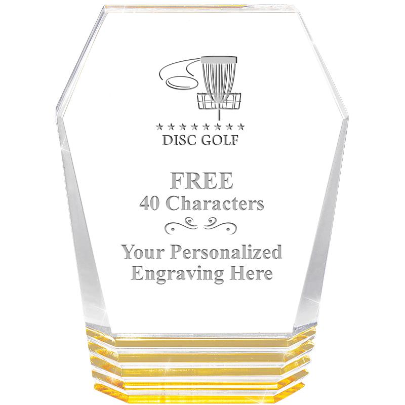 5" MONUMENT GOLD ROCKWELL ACRY