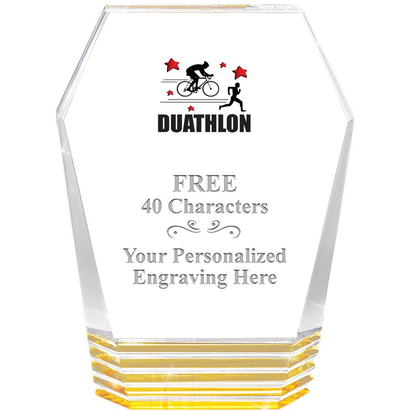 5" MONUMENT GOLD ROCKWELL ACRY