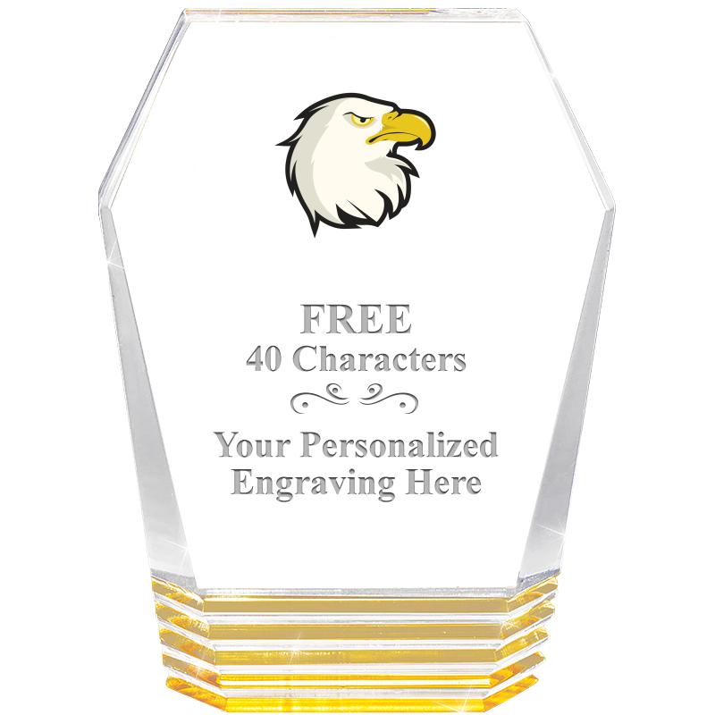 5" MONUMENT GOLD ROCKWELL ACRY