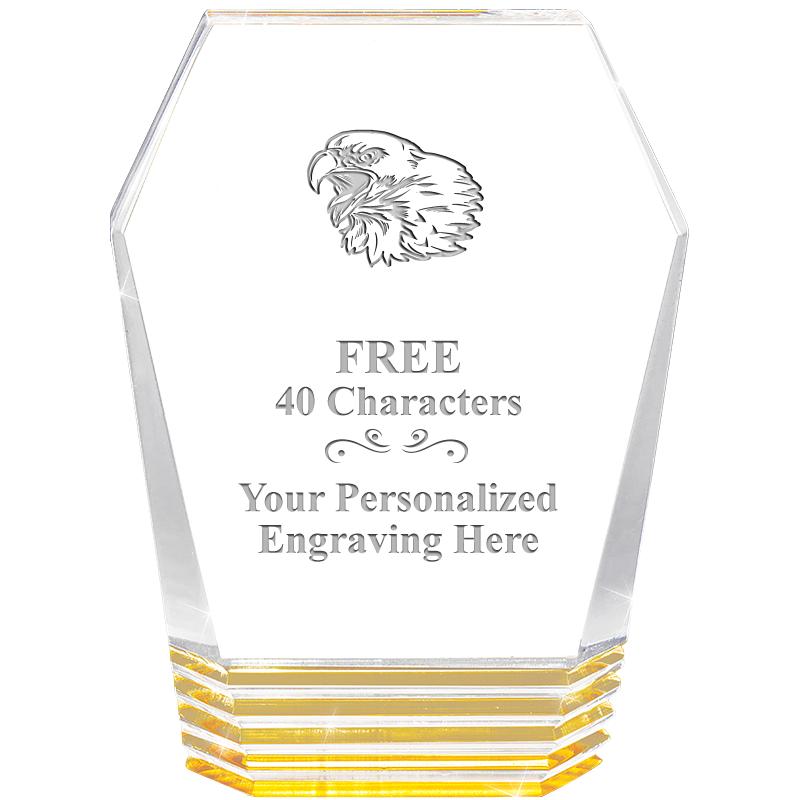 5" MONUMENT GOLD ROCKWELL ACRY