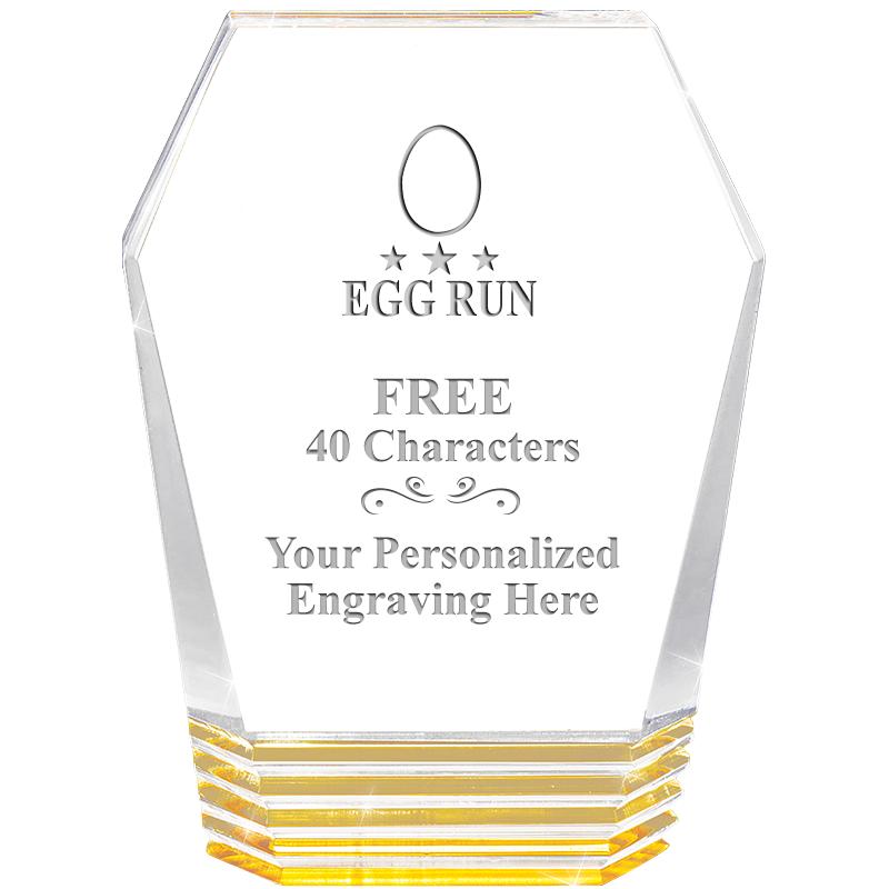 5" MONUMENT GOLD ROCKWELL ACRY