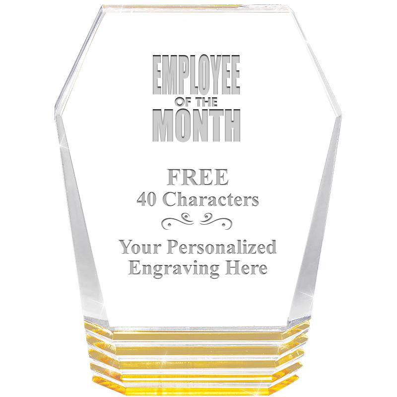 5" MONUMENT GOLD ROCKWELL ACRY