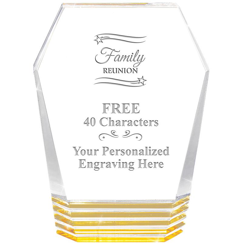 5" MONUMENT GOLD ROCKWELL ACRY