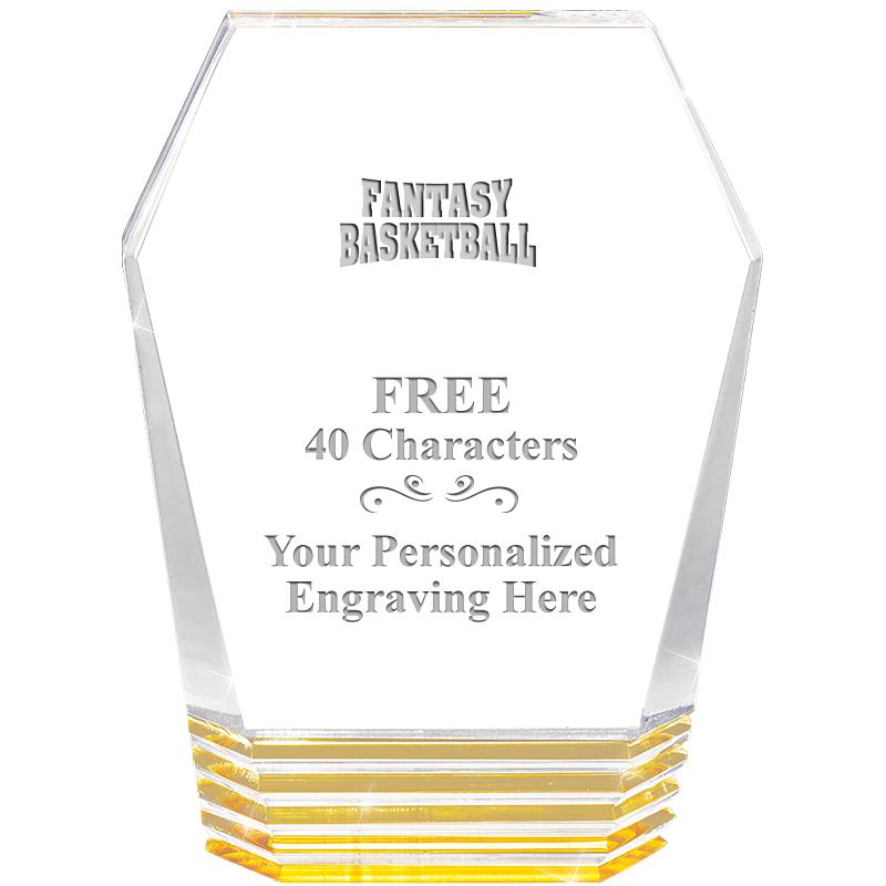 5" MONUMENT GOLD ROCKWELL ACRY