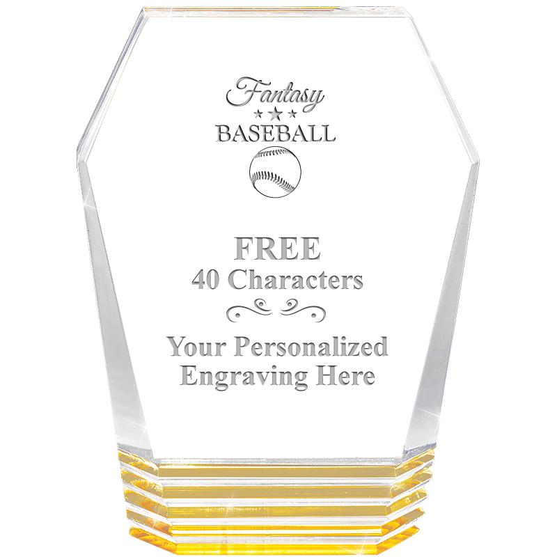 5" MONUMENT GOLD ROCKWELL ACRY