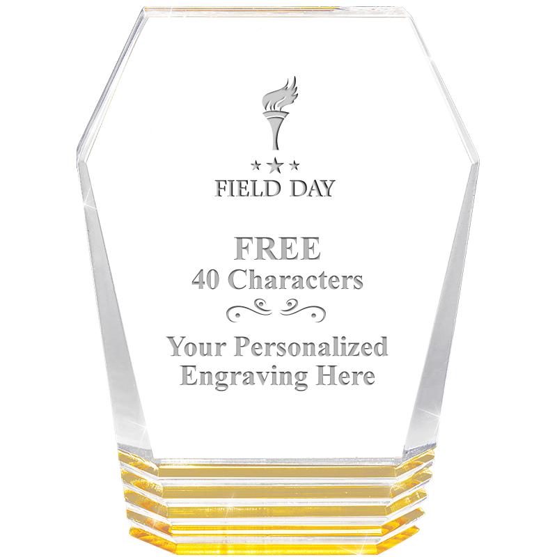 5" MONUMENT GOLD ROCKWELL ACRY