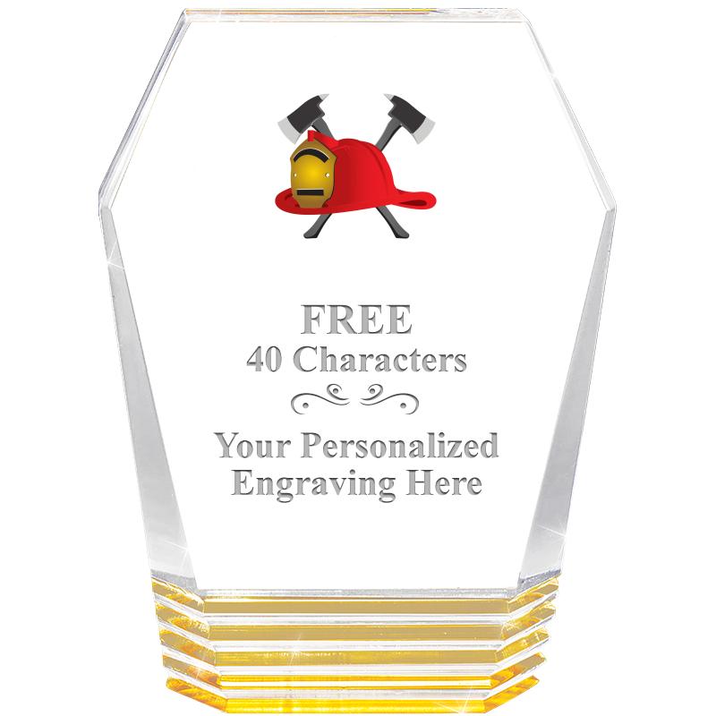 5" MONUMENT GOLD ROCKWELL ACRY