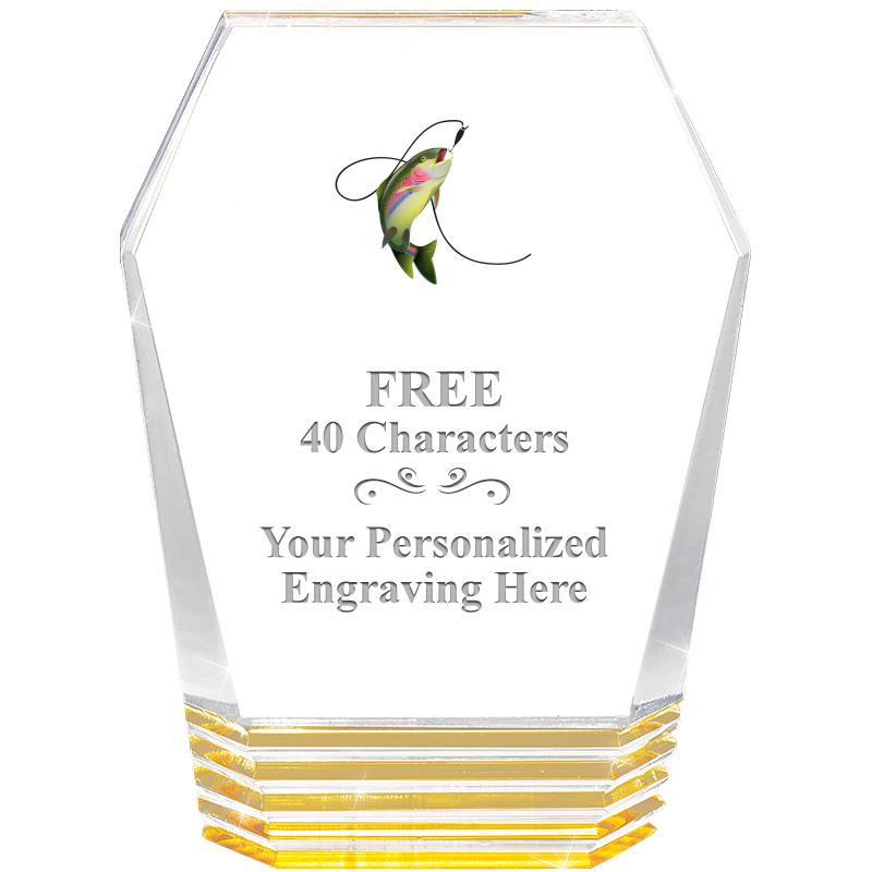 5" MONUMENT GOLD ROCKWELL ACRY