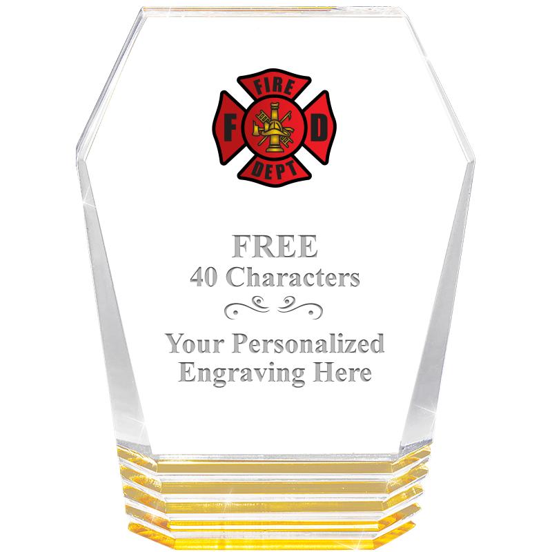 5" MONUMENT GOLD ROCKWELL ACRY