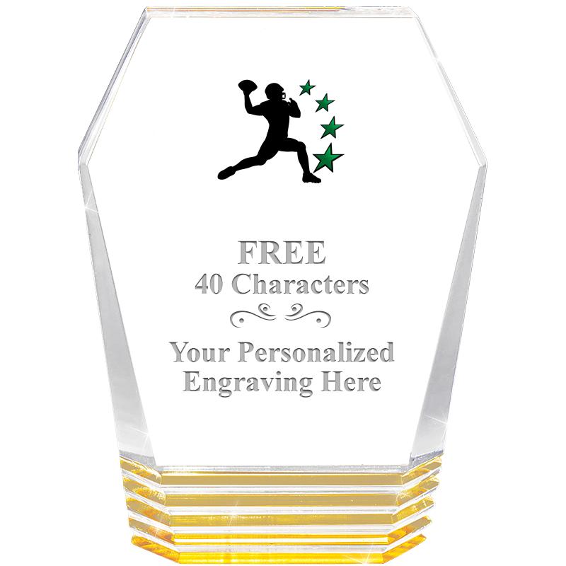 5" MONUMENT GOLD ROCKWELL ACRY