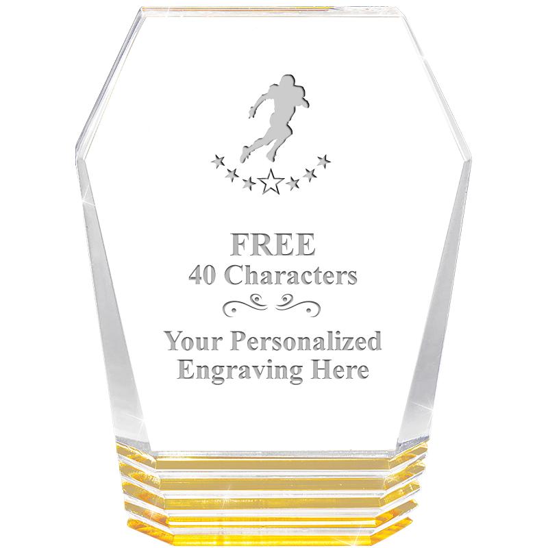 5" MONUMENT GOLD ROCKWELL ACRY