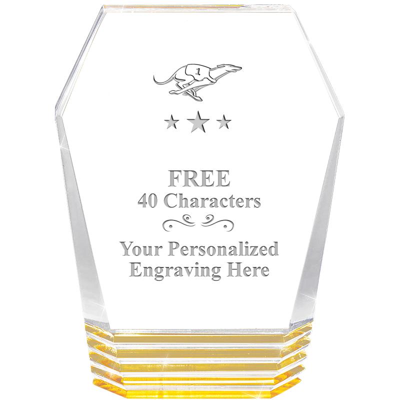 5" MONUMENT GOLD ROCKWELL ACRY