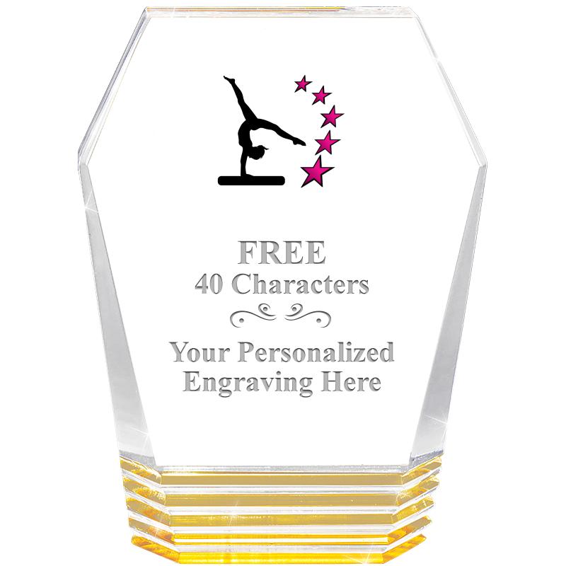 5" MONUMENT GOLD ROCKWELL ACRY