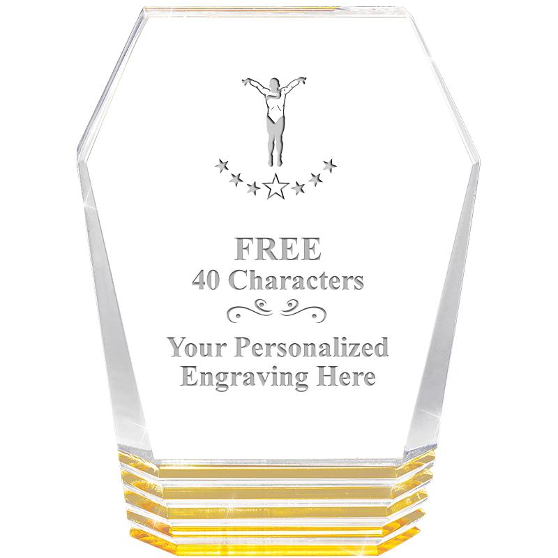 5" MONUMENT GOLD ROCKWELL ACRY