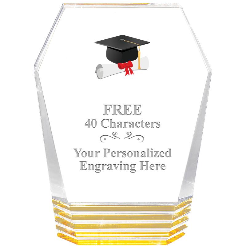 5" MONUMENT GOLD ROCKWELL ACRY