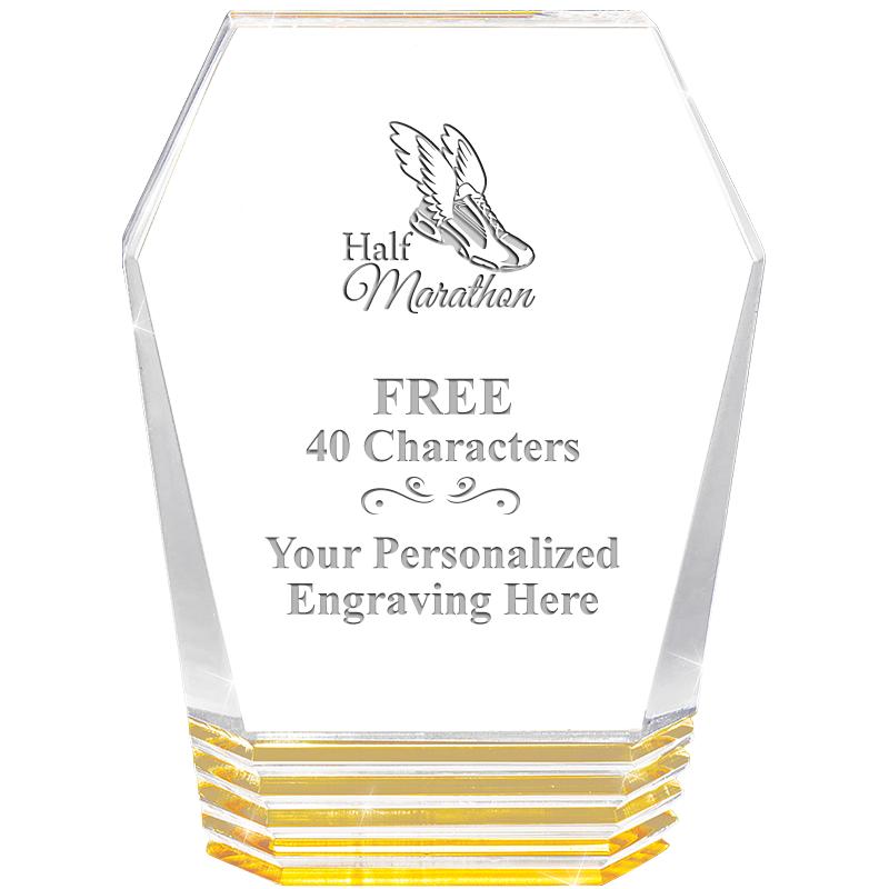 5" MONUMENT GOLD ROCKWELL ACRY