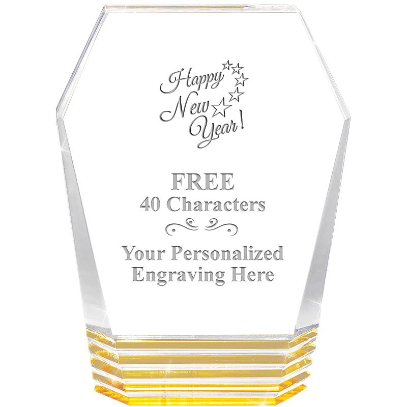 5" MONUMENT GOLD ROCKWELL ACRY