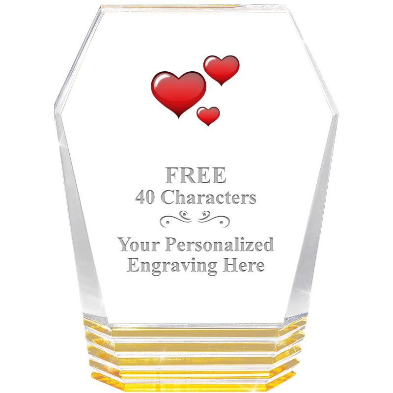 5" MONUMENT GOLD ROCKWELL ACRY