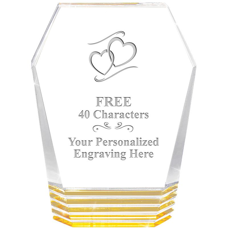 5" MONUMENT GOLD ROCKWELL ACRY