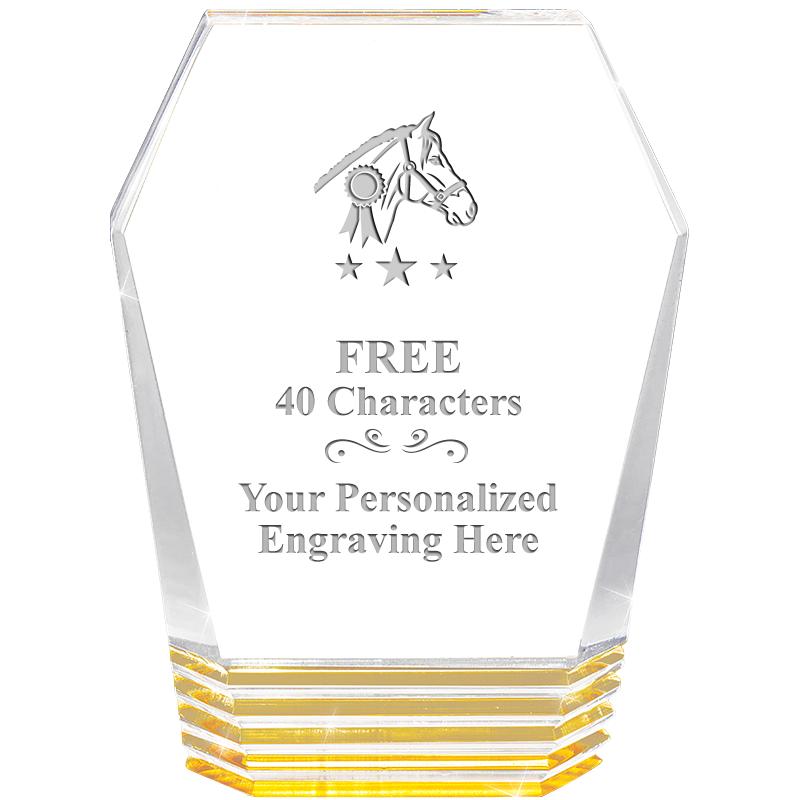 5" MONUMENT GOLD ROCKWELL ACRY